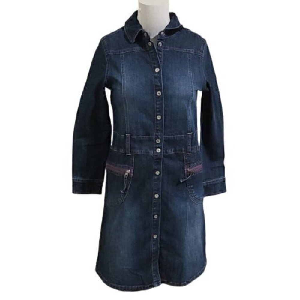 [Children's Place] Jean Button Down Dress - Sz 12